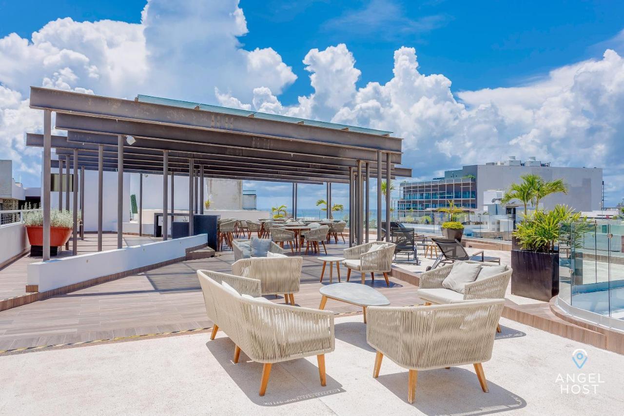 Incredible Oceanview Roof Lounge, Apartment Units 2 Blocks To Beach Playa del Carmen Exterior foto